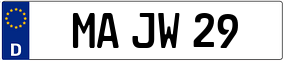 Truck License Plate